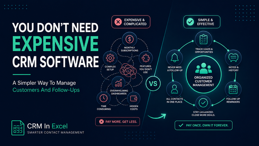 A small business running without expensive CRM software